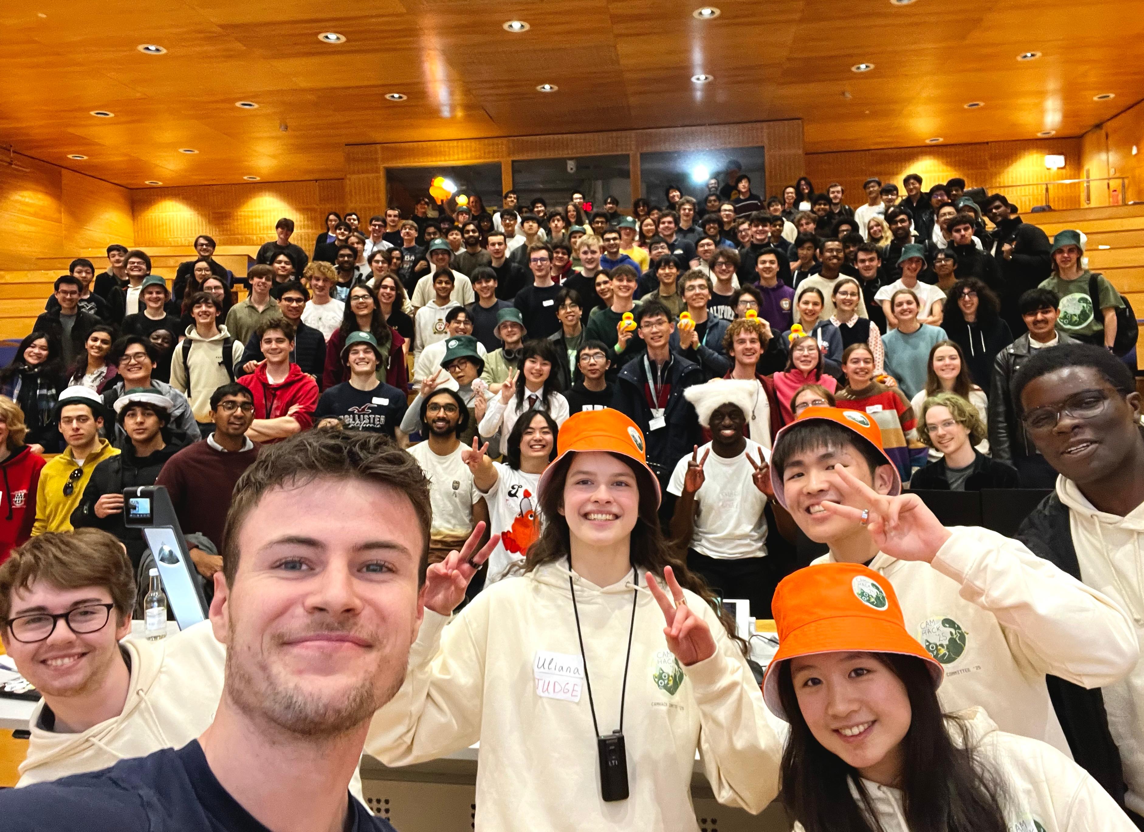 The crowd at CamHack